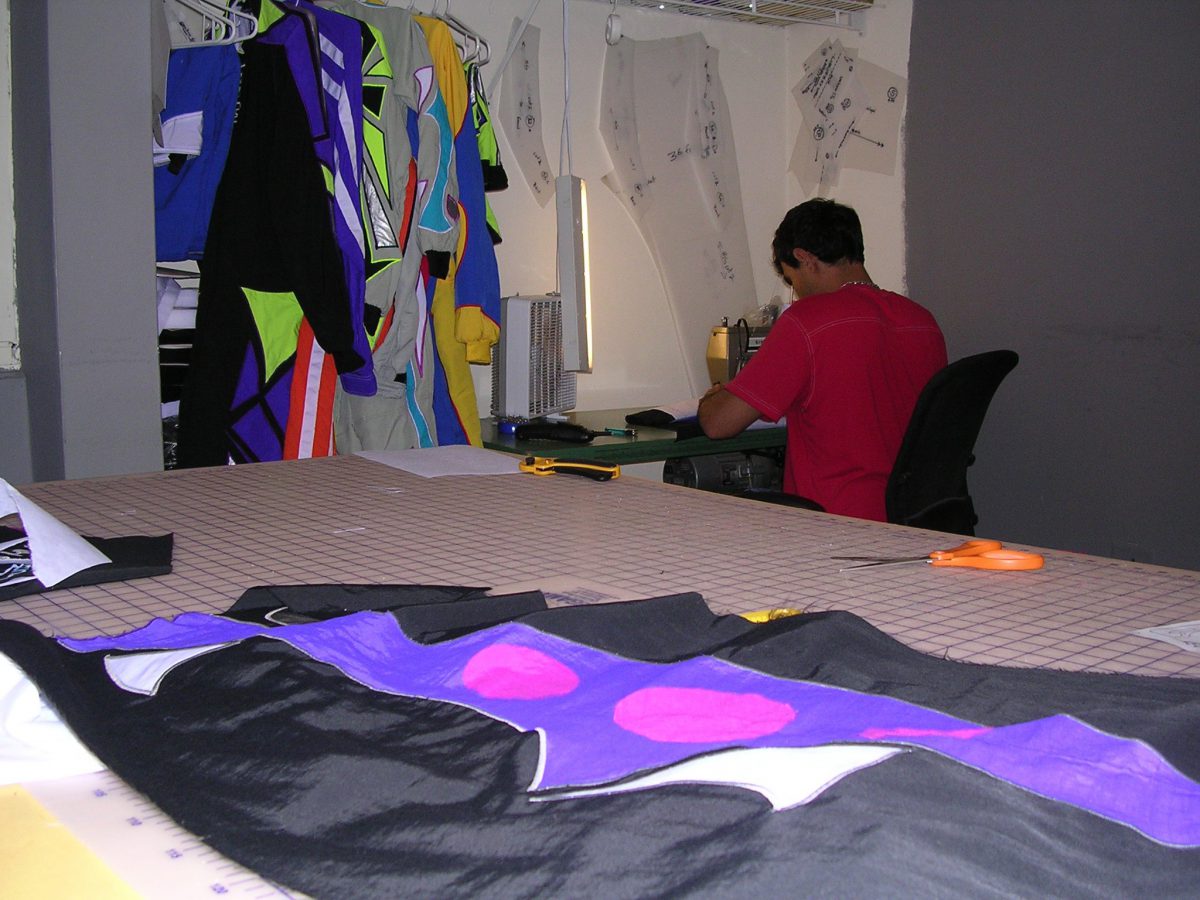 The beginnings of LiquidSky. Julio at work in the guest  room of his apartment in 2004.